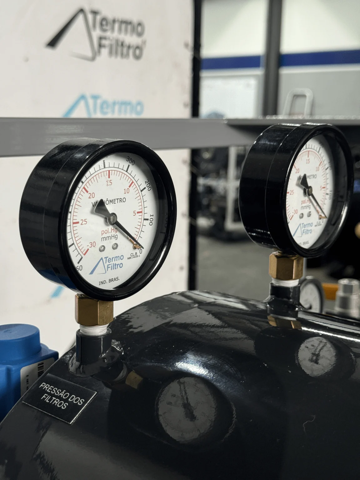Detalhe de equipamento da Termofiltro