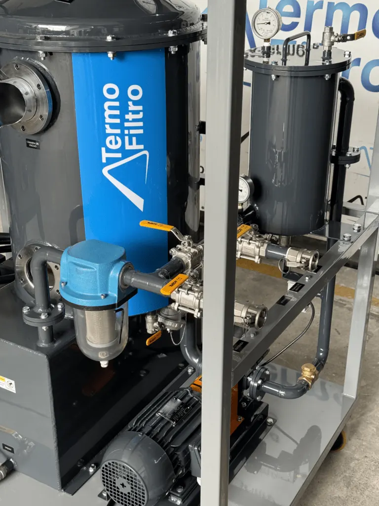 Detalhe de equipamento da Termofiltro